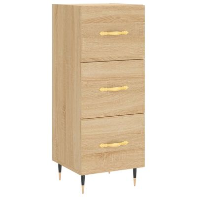 vidaXL Highboard Sonoma Oak 34.5x34x180 cm Engineered Wood