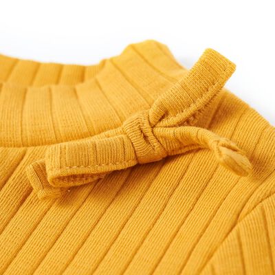 Kids' T-shirt with Long Sleeves Ochre 104