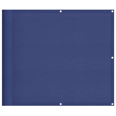 vidaXL Balcony Screen Blue 90x700 cm 100% Polyester Oxford