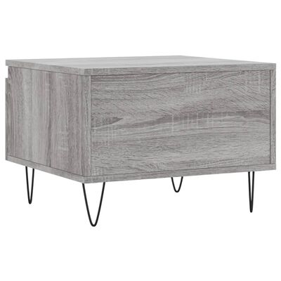 vidaXL Coffee Tables 2 pcs Grey Sonoma 50x46x35 cm Engineered Wood