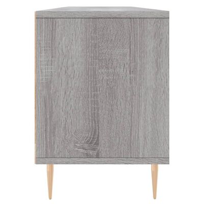 vidaXL TV Cabinet Grey Sonoma 150x30x44.5 cm Engineered Wood