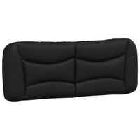 vidaXL Headboard Cushion Black 135 cm Faux Leather