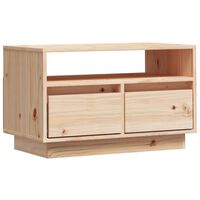 vidaXL TV Cabinet 60x35x37 cm Solid Wood Pine