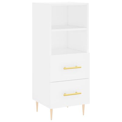 vidaXL Highboard White 34.5x34x180 cm Engineered Wood