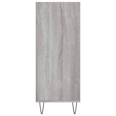 vidaXL Highboard Grey Sonoma 57x35x90 cm Engineered Wood