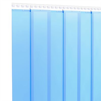 vidaXL Door Curtain Blue 300 mmx2.6 mm 25 m PVC