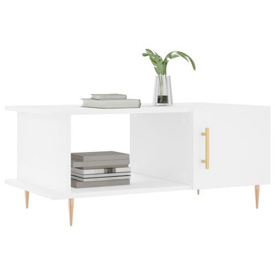 vidaXL Coffee Table White 90x50x40 cm Engineered Wood