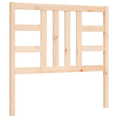 vidaXL Bed Frame without Mattress Single Solid Wood Pine