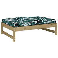 vidaXL Garden Footstool 120x80 cm Impregnated Wood Pine