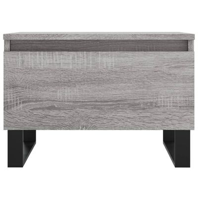 vidaXL Coffee Table Grey Sonoma 50x46x35 cm Engineered Wood