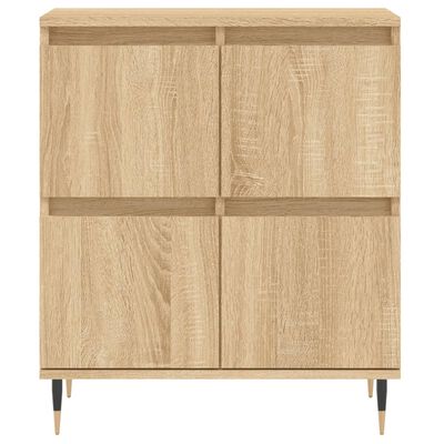 vidaXL Sideboards 2 pcs Sonoma Oak Engineered Wood