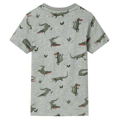 Kids' T-shirt Light Khaki Melange 116