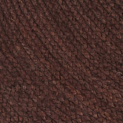 vidaXL Handmade Rug Jute Round 150 cm Brown