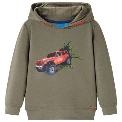 Kids' Hooded Sweatshirt Khaki 140