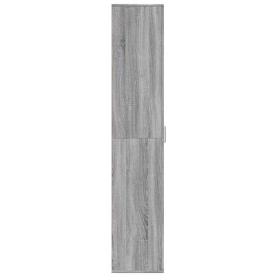 vidaXL Highboard Grey Sonoma 60x35x180 cm Engineered Wood