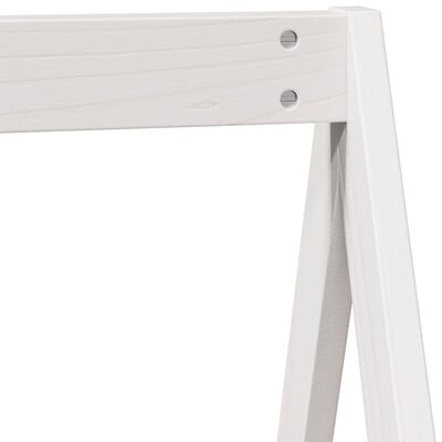 vidaXL Kids' Bed Roof White 199x80.5x88 cm Solid Wood Pine