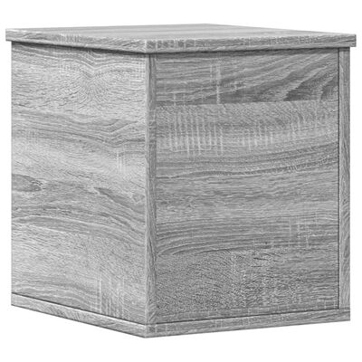 vidaXL Storage Box Grey Sonoma 30x35x35 cm Engineered Wood