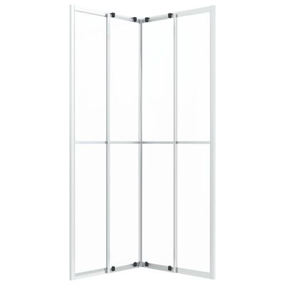 vidaXL Shower Cabin Frosted ESG 70x70x180 cm