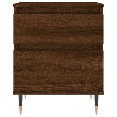 vidaXL Bedside Cabinets 2 pcs Brown Oak 40x35x50 cm Engineered Wood