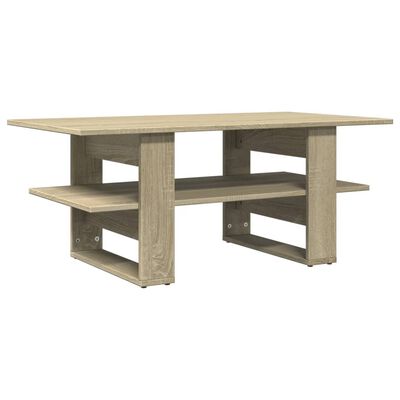 vidaXL Coffee Table Sonoma Oak 102x55x42 cm Engineered Wood