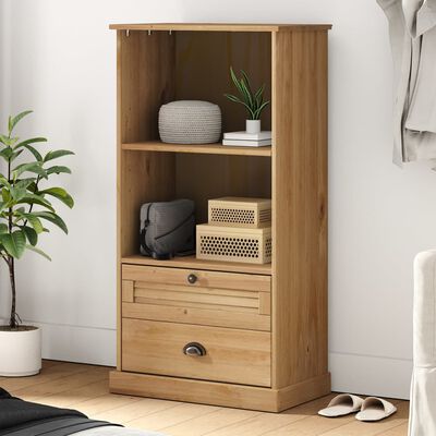 vidaXL Bookcase VIGO 60x35x114.5 cm Solid Wood Pine