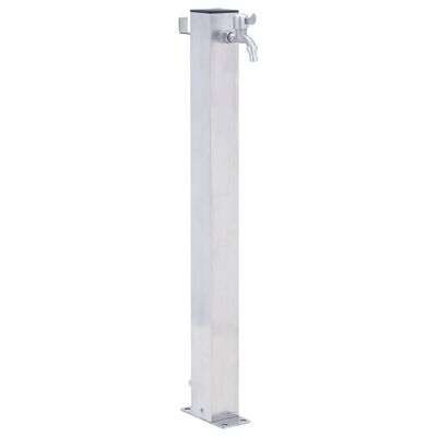 vidaXL Garden Water Column 80 cm Stainless Steel Square