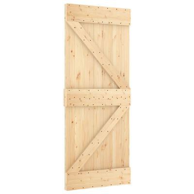 vidaXL Door NARVIK 85x210 cm Solid Wood Pine