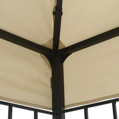 vidaXL Gazebo 3x4 m Cream