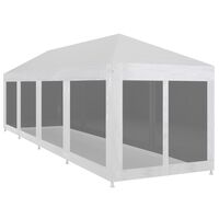 vidaXL Party Tent with 10 Mesh Sidewalls 12x3 m