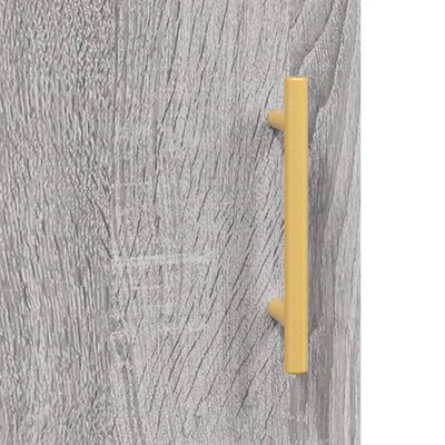 vidaXL Sideboard Grey Sonoma 34.5x34x90 cm Engineered Wood