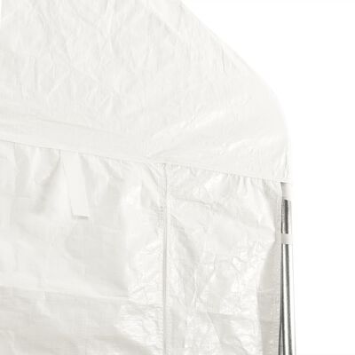 vidaXL Gazebo with Roof White 11.15x4.08x3.22 m Polyethylene