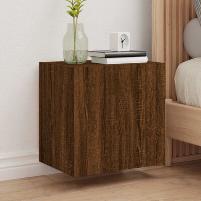 vidaXL TV Wall Cabinet Brown Oak 40.5x30x40 cm Engineered Wood