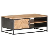 vidaXL Coffee Table 90x50x35 cm Solid Acacia Wood