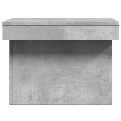 vidaXL Coffee Table Concrete Grey 80x55x40 cm Engineered Wood