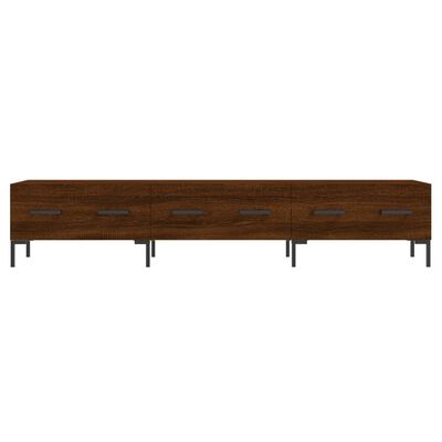 vidaXL TV Cabinet Brown Oak 150x36x30 cm Engineered Wood