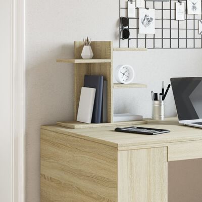 vidaXL Desk Organiser Sonoma Oak 42x21.5x42 cm Engineered wood