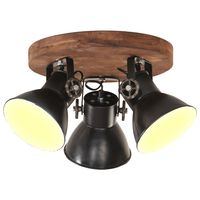 vidaXL Industrial Ceiling Lamp 25 W Black 42x27 cm E27