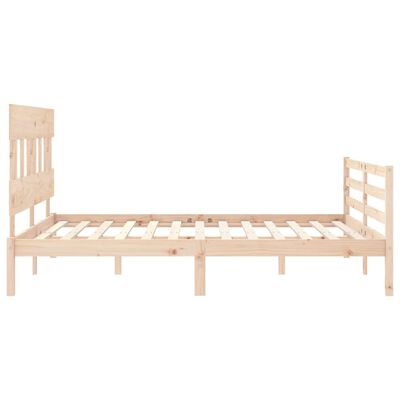 vidaXL Bed Frame without Mattress 160x200 cm Solid Wood