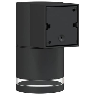 vidaXL Outdoor Wall Light Black Die-cast Aluminium