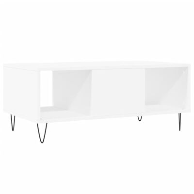 vidaXL Coffee Table White 90x50x36.5 cm Engineered Wood