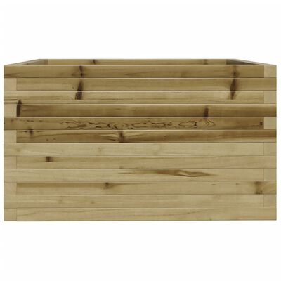 vidaXL Garden Planter 80x80x49.5 cm Impregnated Wood Pine