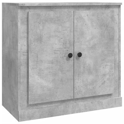 vidaXL Sideboard Concrete Grey 70x35.5x67.5 cm Engineered Wood