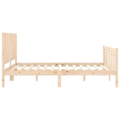 vidaXL Bed Frame without Mattress 160x200 cm Solid Wood Pine