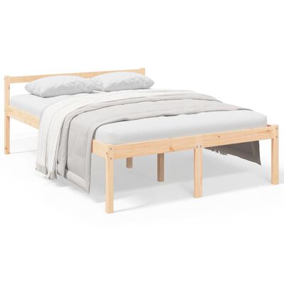 vidaXL Senior Bed without Mattress 120x200 cm Solid Wood Pine