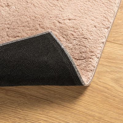 vidaXL Rug HUARTE Short Pile Soft and Washable Blush 240x340 cm