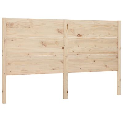 vidaXL Headboard 141x4x100 cm Solid Wood Pine