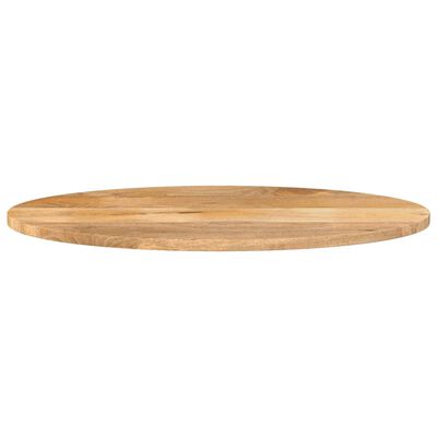 vidaXL Table Top 80x40x2.5 cm Oval Solid Wood Mango