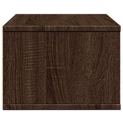 vidaXL Printer Stand Brown Oak 40x32x22,5 cm Engineered Wood
