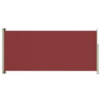 vidaXL Patio Retractable Side Awning 140x300 cm Red