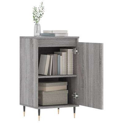 vidaXL Sideboards 2 pcs Grey Sonoma 40x35x70 cm Engineered Wood